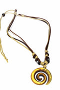 Halskette im Tribal-Spiral-Boho-Stil