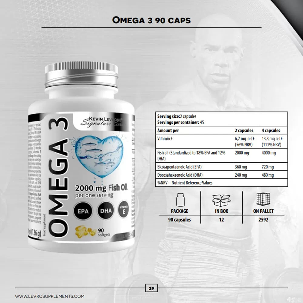 Kevin Levrone OMEGA 3 90 Caps