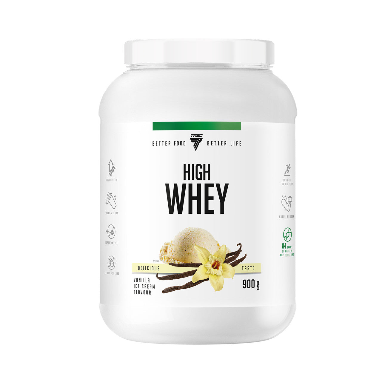 TREC® HIGH WHEY PROTEIN 900g