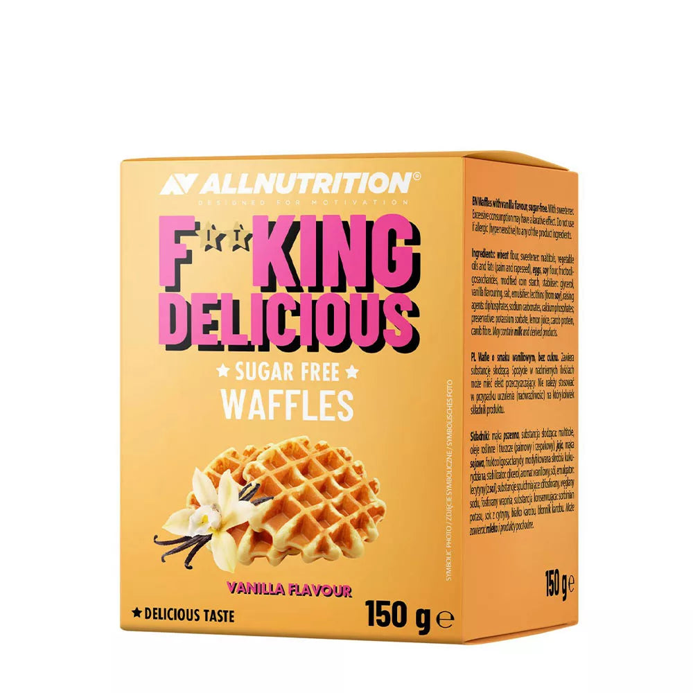 ALL NUTRITION® F*CKING DELICIOUS WAFFLES VANILLA 150g (6 x 25g)