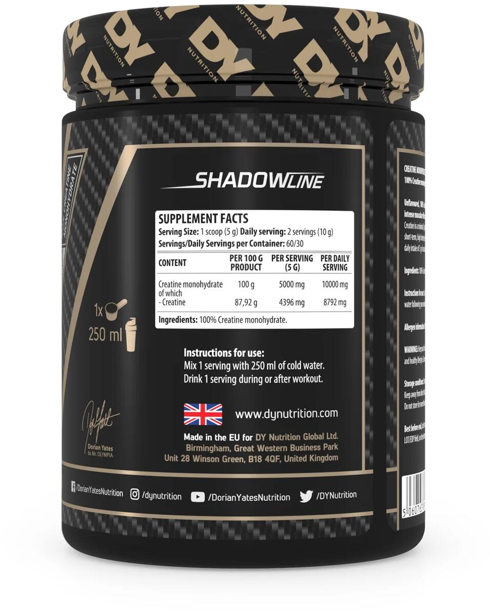 DY DORIAN YATES NUTRITION® CREATINE MONOHYDRATE 300g