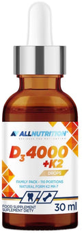 ALL NUTRITION® VITAMIN D3 4000 + K2 Tropfen 30ml