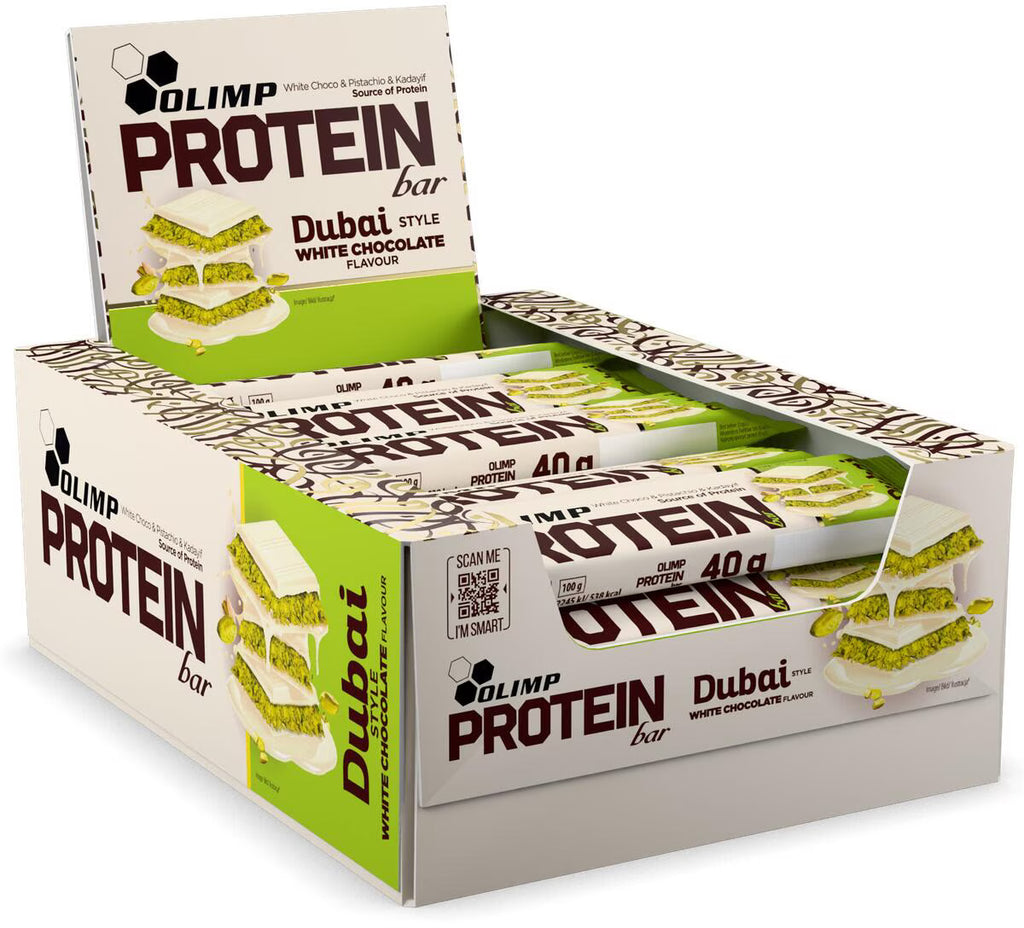 OLIMP® PROTEIN BAR DUBAI STYLE White Chocolate 25 x 40g