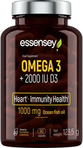 Essensey® OMEGA 3 + VITAMIN D3 2000 IU 90 Kapseln