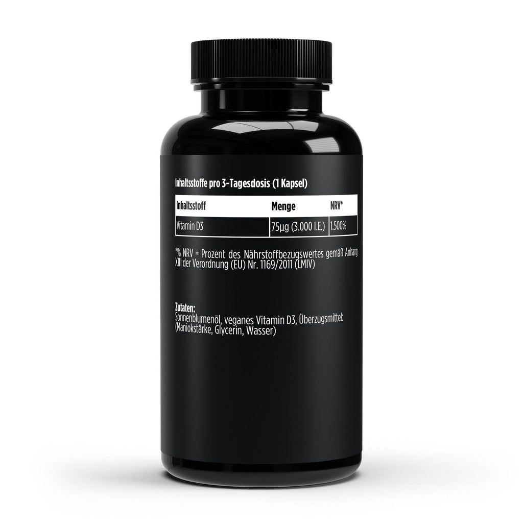 Vitamin D3 3.000 I.E - 60 vegane Softgels