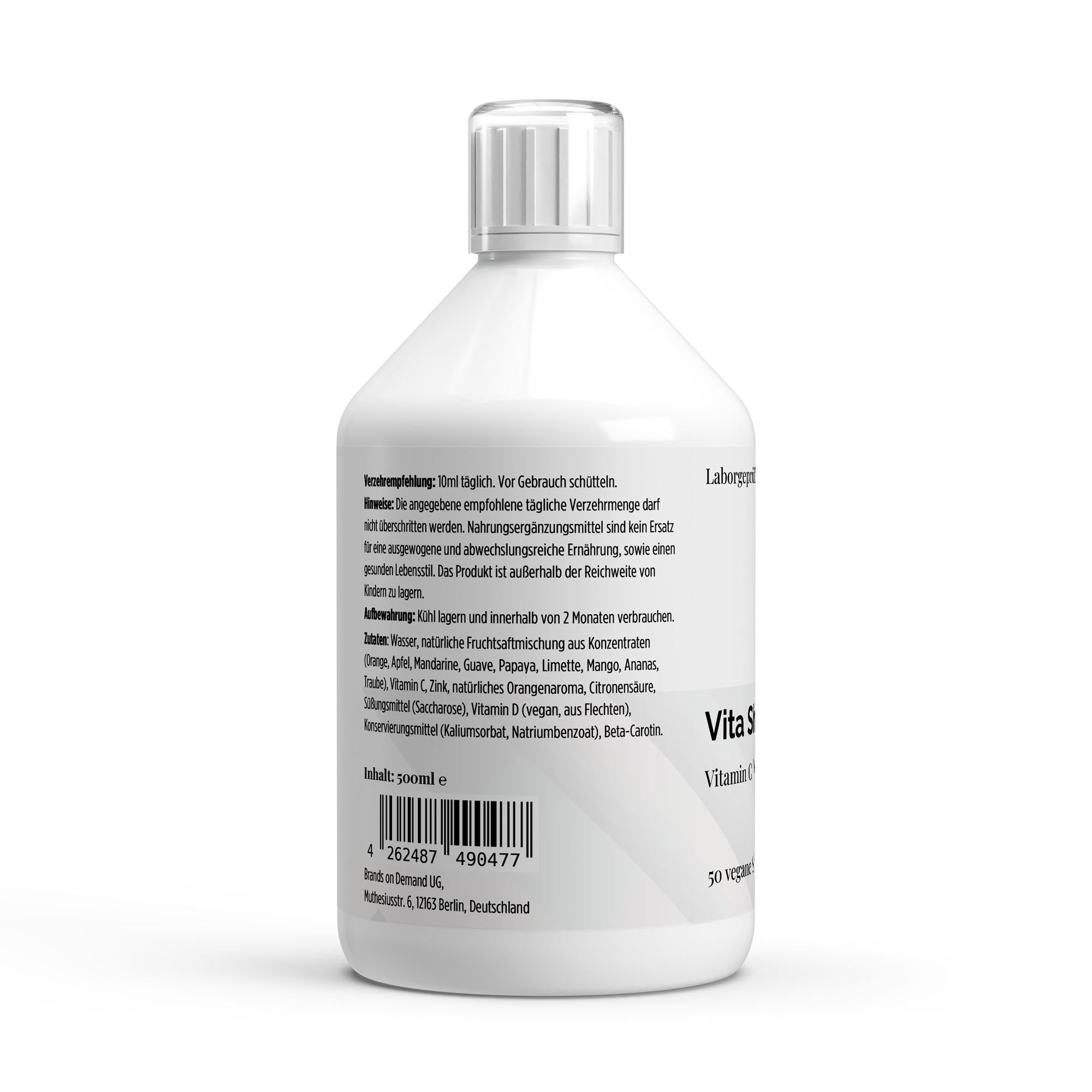 Vita Shield PLUS+ Shots - Fresh Orange - 500ml