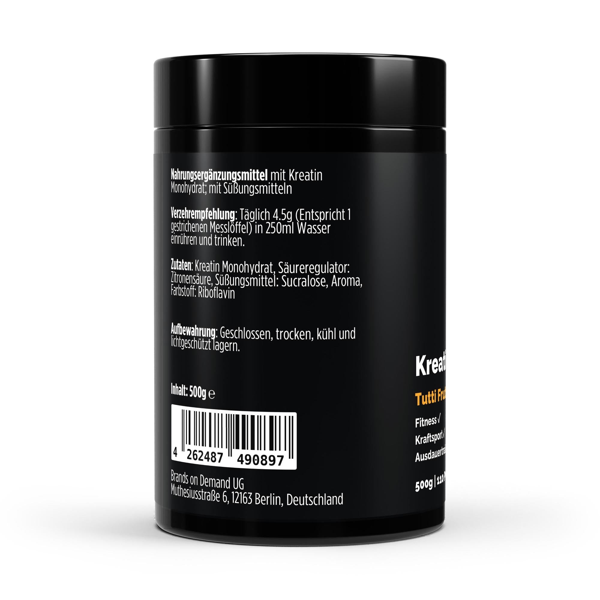 Kreatin Monohydrat Tutti Frutti- 500g