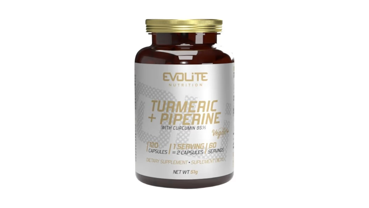 EVOLITE® CURCUMIN + PIPERINE 95% 120 Caps