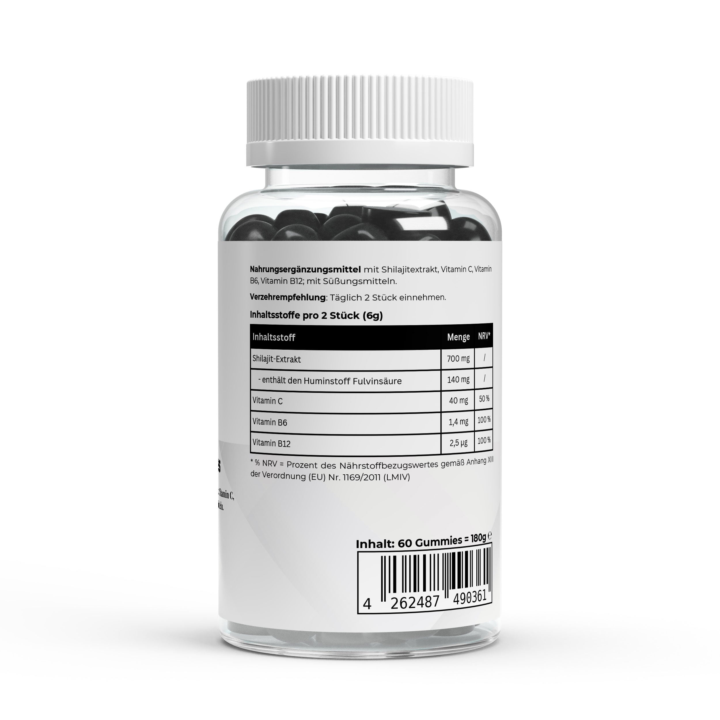 Shilajit Gummies + Vitamin C,B6, B12 - 60 Stk.