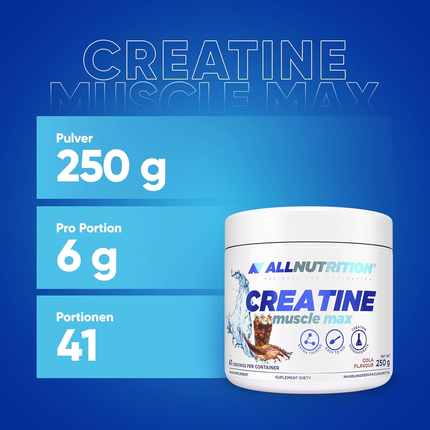 ALL NUTRITION® CREATINE MUSCLE MAX 250g