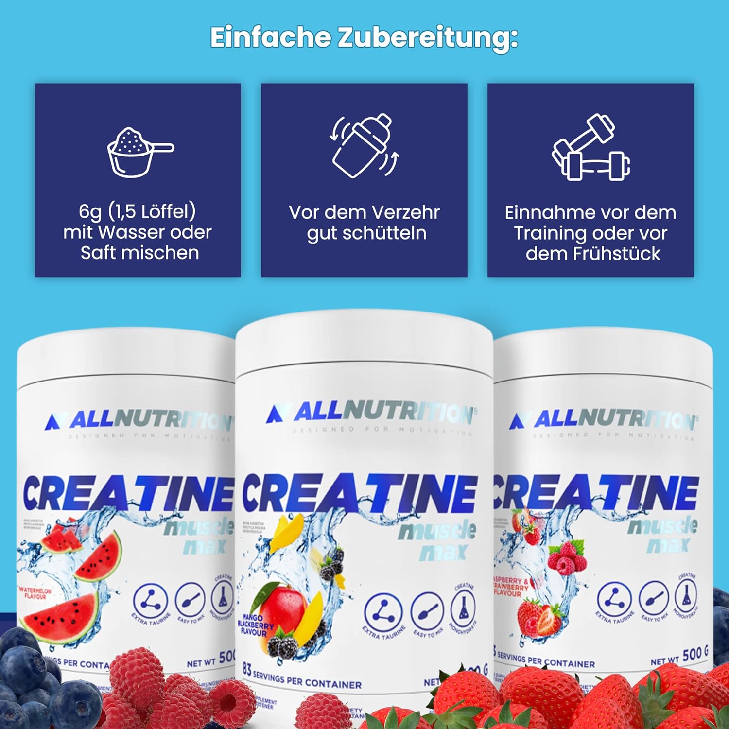 ALL NUTRITION® CREATINE MUSCLE MAX 500g