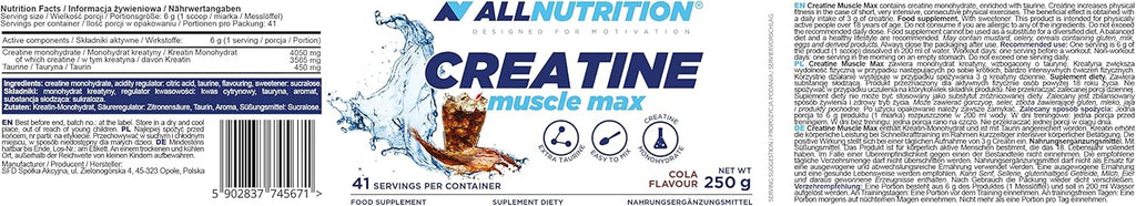 ALL NUTRITION® CREATINE MUSCLE MAX 250g