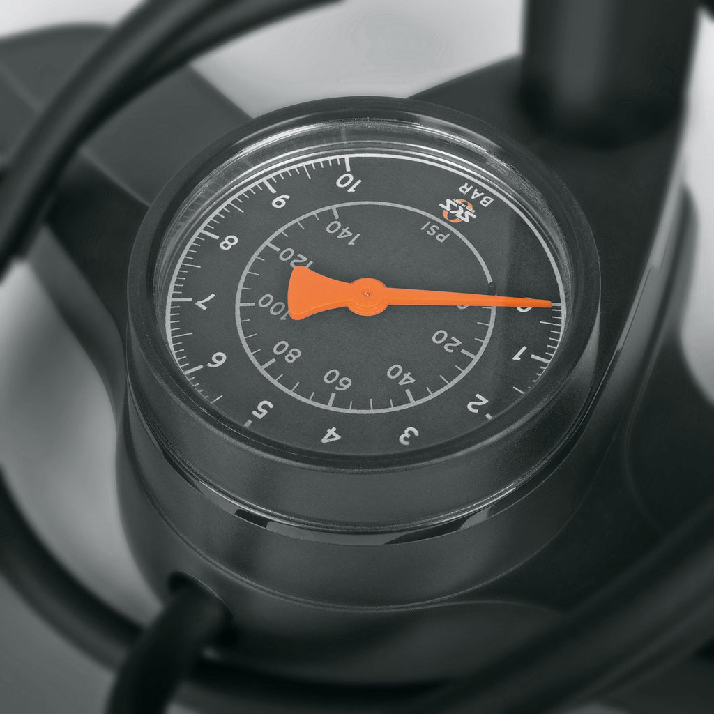 AIRLITE 10.0 Standpumpe mit MV EASY Ventilanschluss für Fahrräder