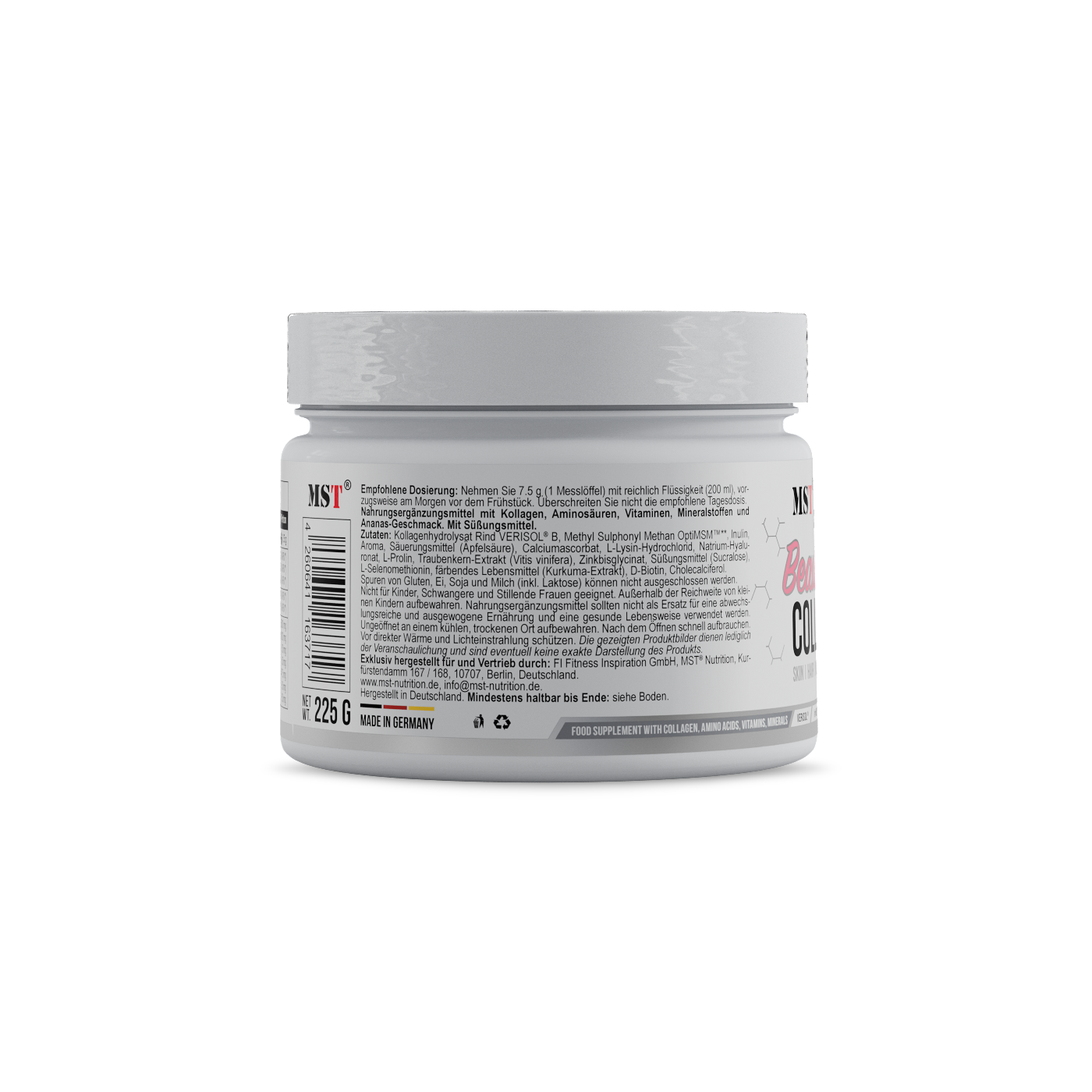 Collagen Beauty Verisol 225g Pineapple