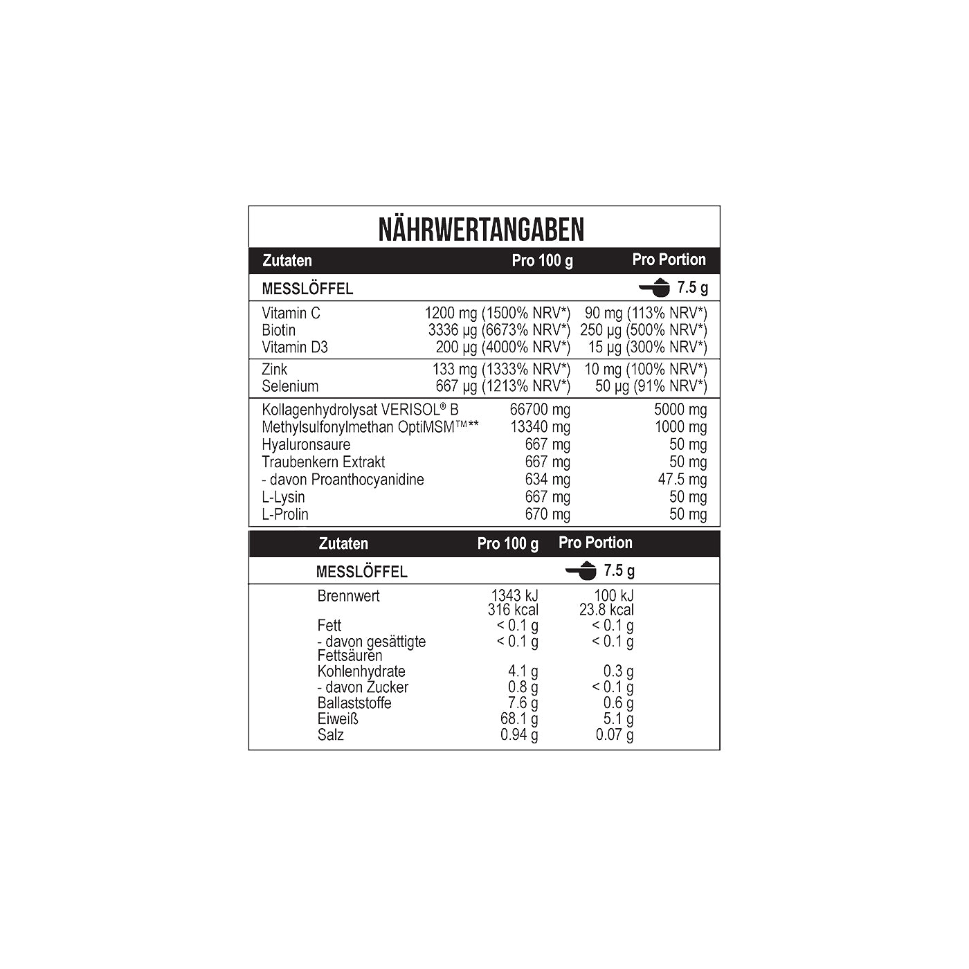 Collagen Beauty Verisol 225g Pineapple