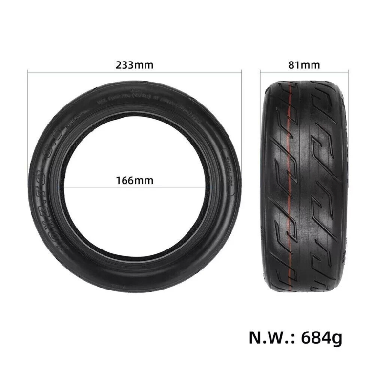 2x VMAX E-Scooter Reifen 10x2.7 Zoll Set Tubeless Gelschicht 10 x 2,7-6,5