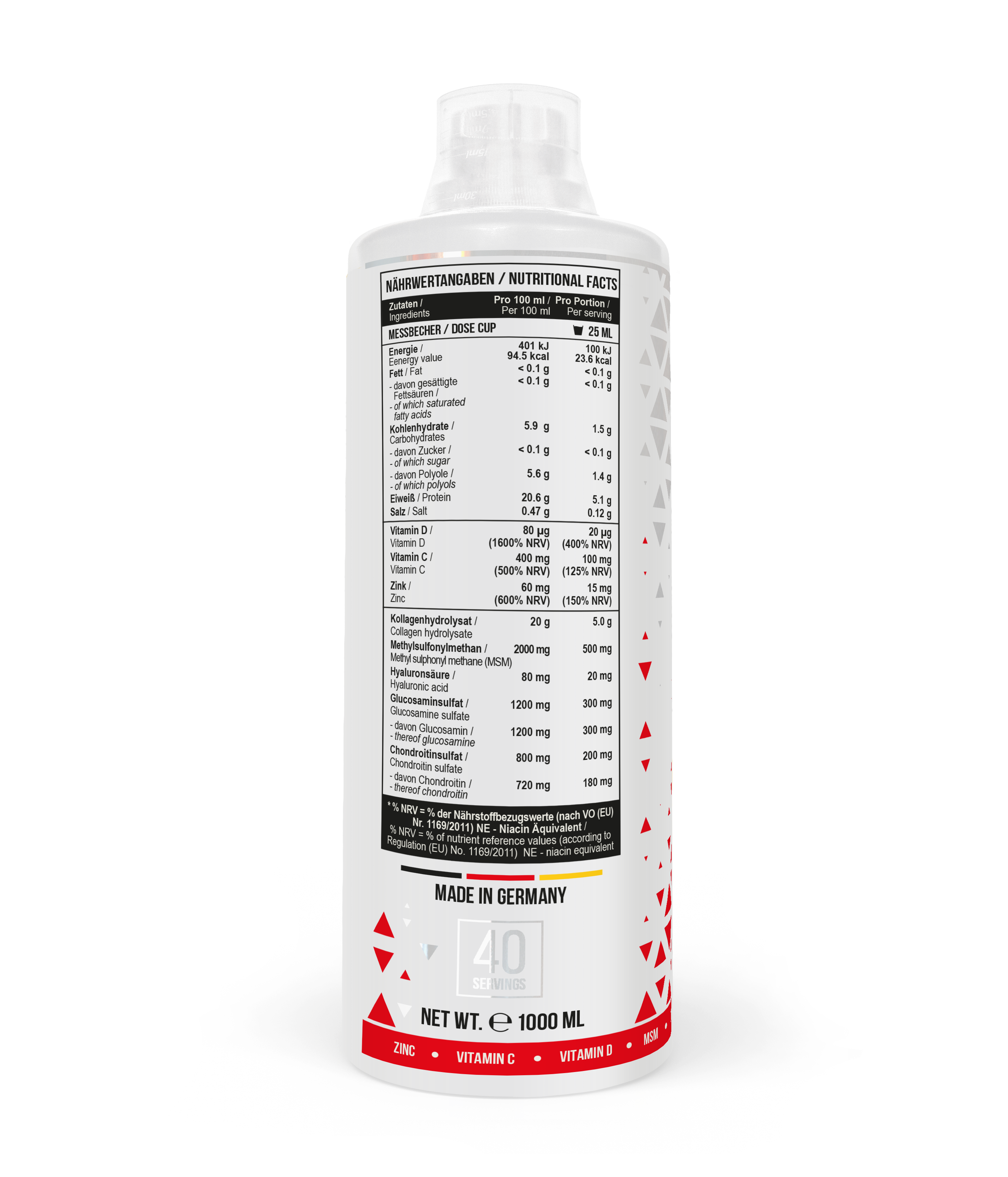 Collagen for Joints Fortigel 500 ml pineapple