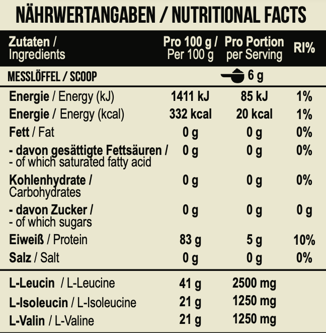 BCAA Zero 300 g Green Apple