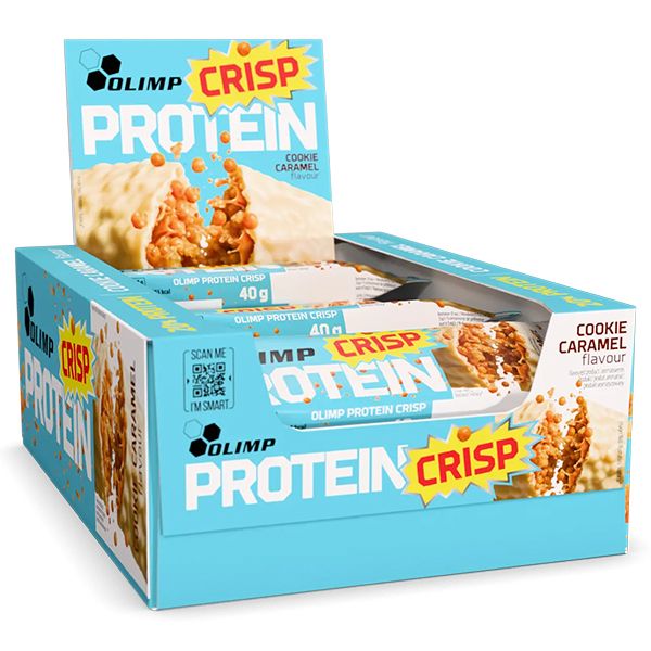 OLIMP® PROTEIN CRISP BAR 20 x 40g Cookie Caramel