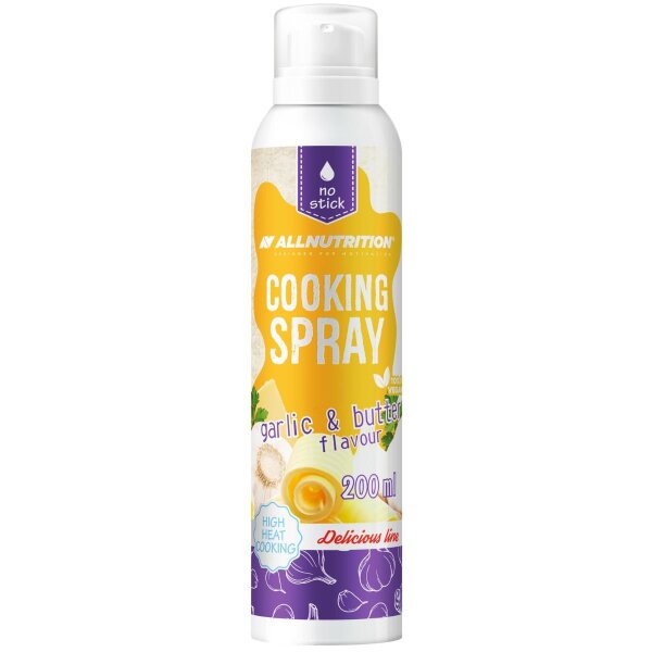 ALL NUTRITION® COOKING SPRAY Garlic & Butter 200ml