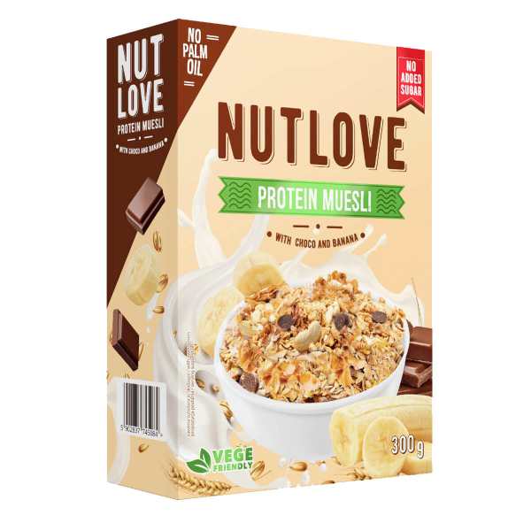 ALL NUTRITION® Nutlove MÜSLI Choco & Banana 300g