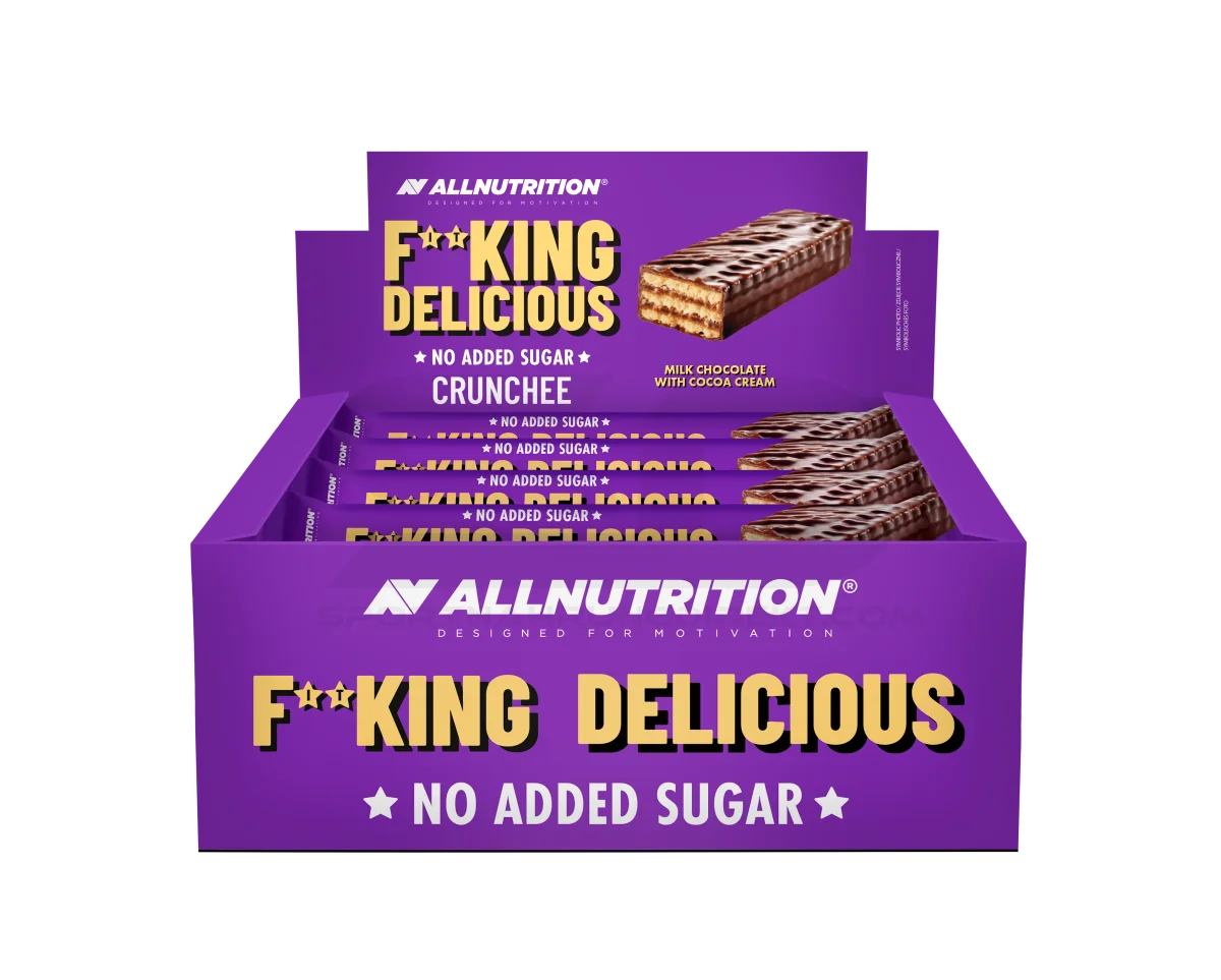 ALL NUTRTION® FKING DELICIOUS CRUNCHEE WAFER 20 x 18g MilkChocolateCacaoCream