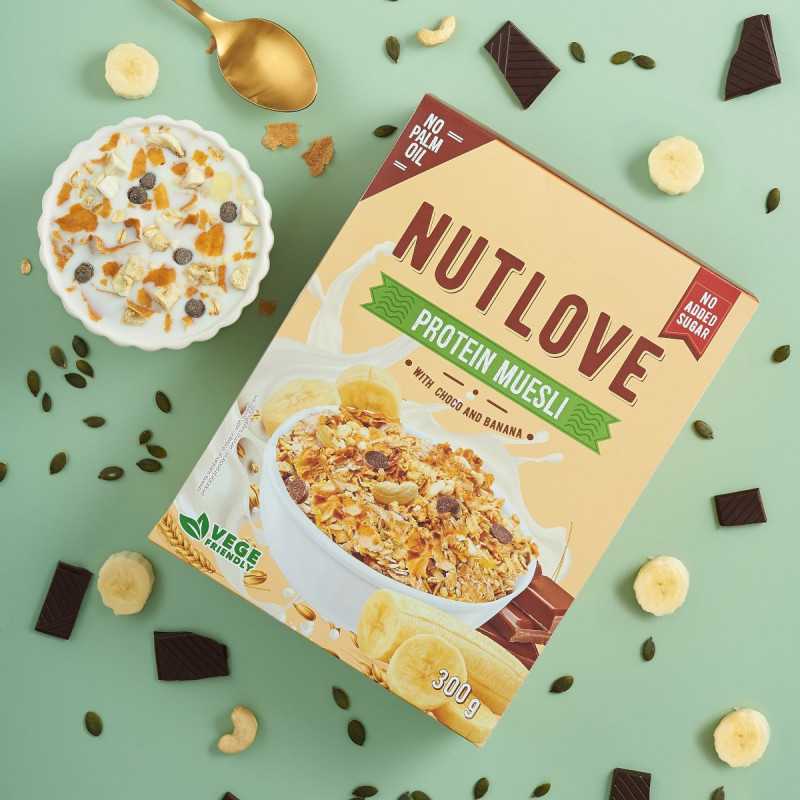 ALL NUTRITION® Nutlove MÜSLI Choco & Banana 300g