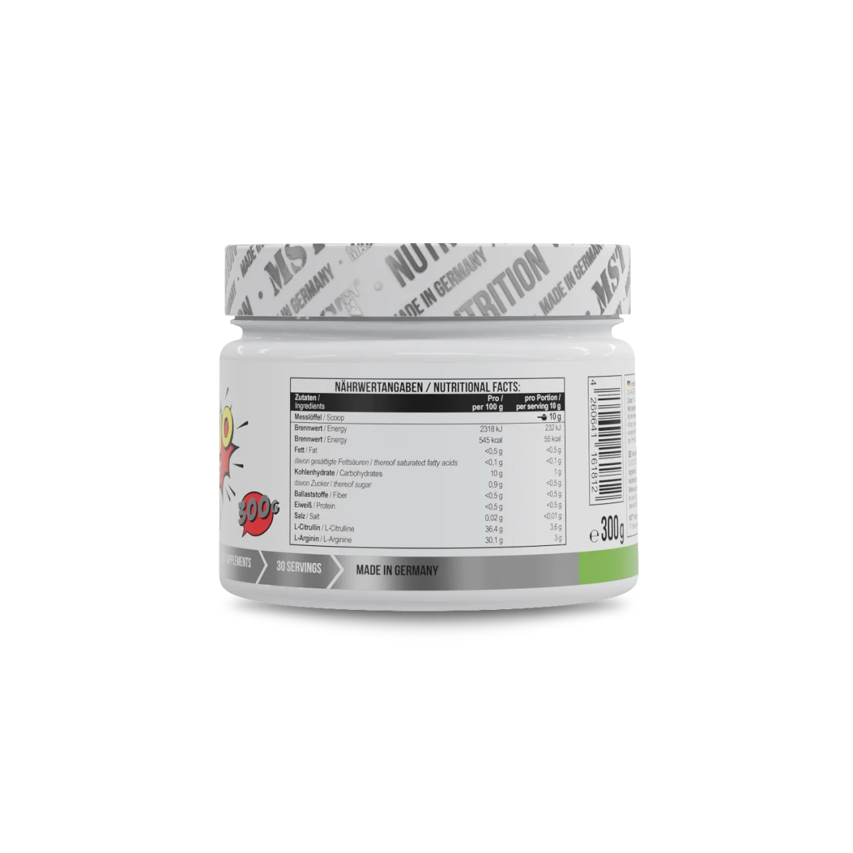 Amino Pump 300 g Green Apple