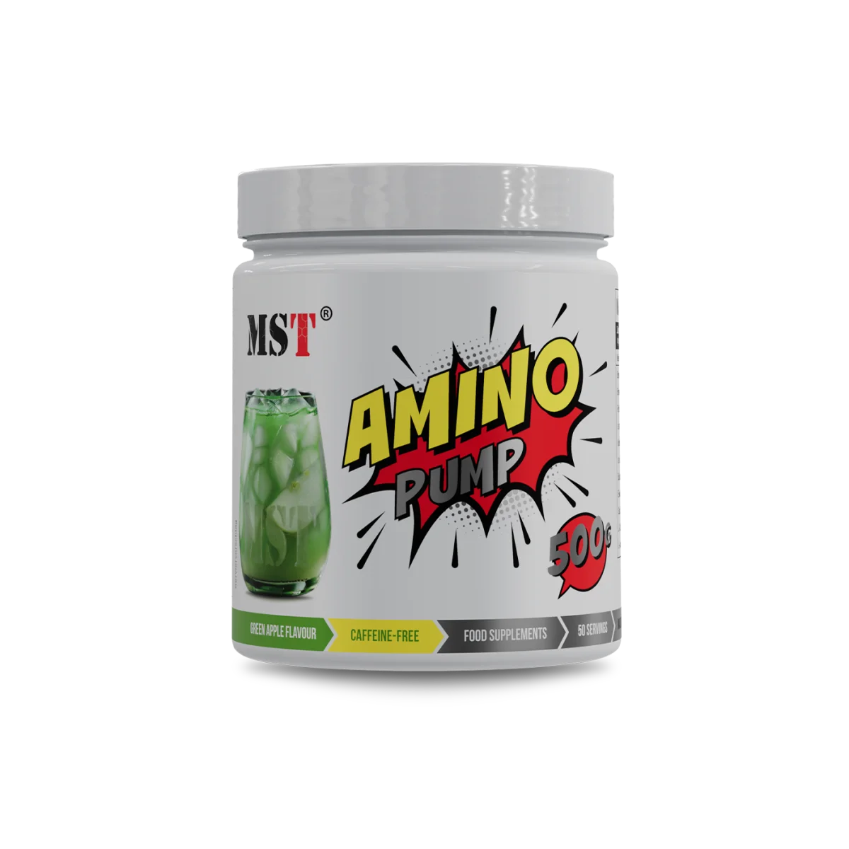 Amino Pump 500 g Green Apple