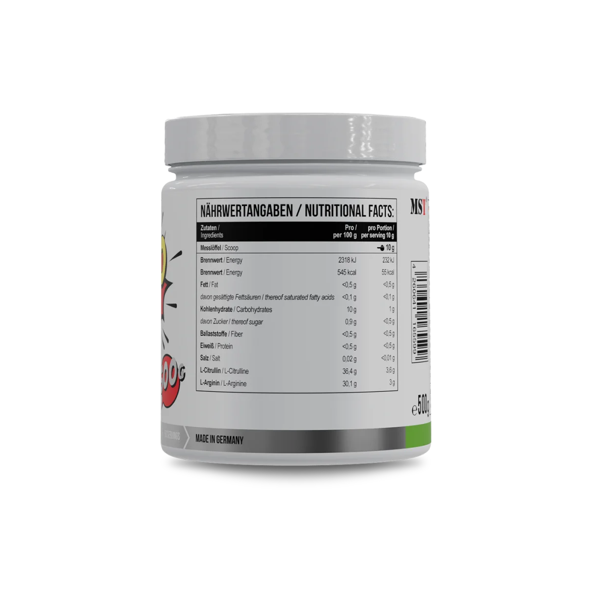 Amino Pump 500 g Green Apple