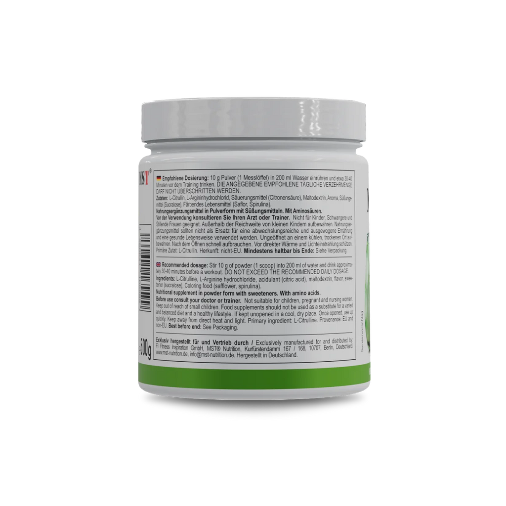 Amino Pump 500 g Green Apple