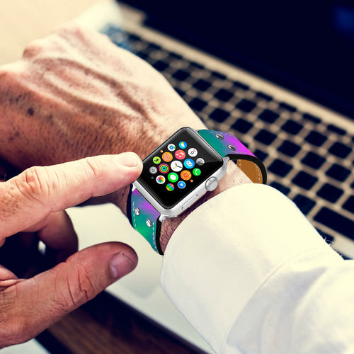 Das Lumination Holografische Apple Watch-Armband