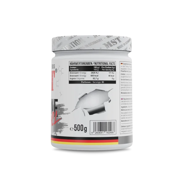 Arginine HCL 500 g Unflavored