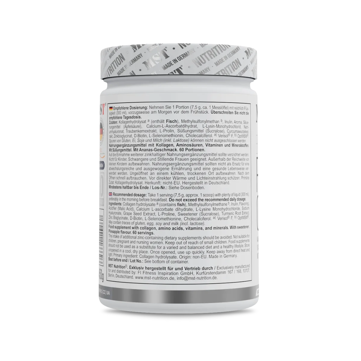 Beauty Fish Kollagen Verisol 450 g Ananas