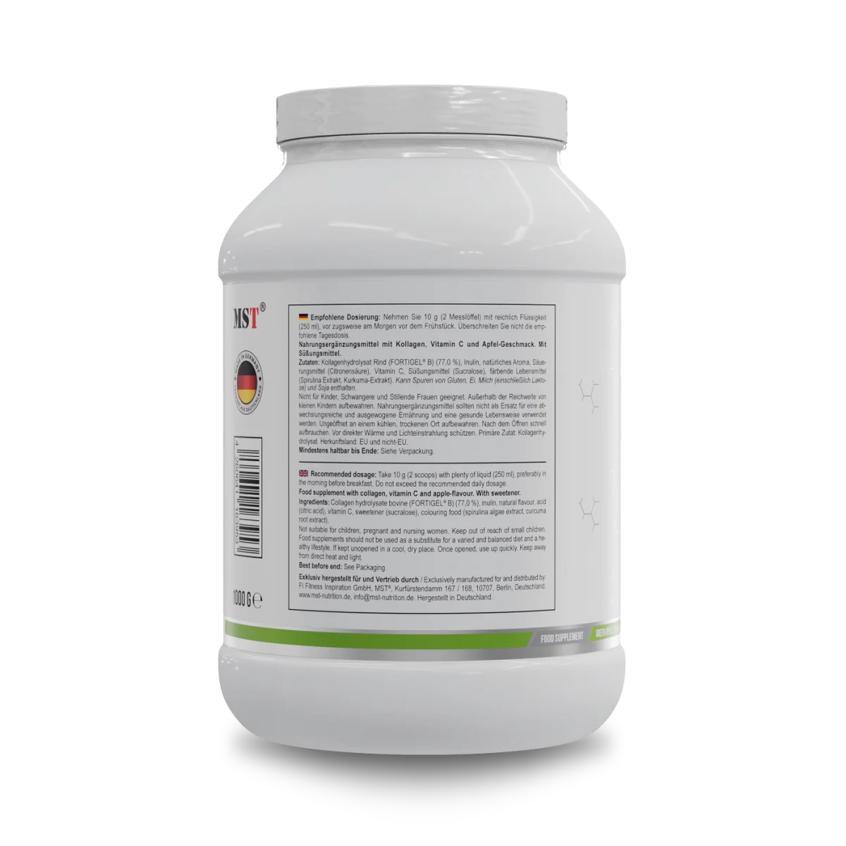 Collagen Peptides Fortigel® 1000 g Green Apple