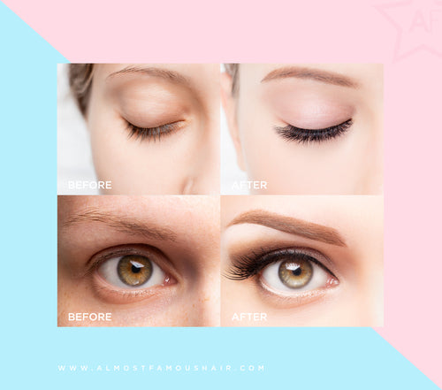 Roségoldenes „Wimpern Lifter“ All-Inclusive-Set
