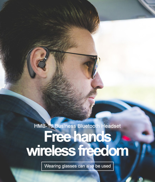 Kabelloses Bluetooth 5.0-Headset mit langer Standby-Zeit und Freisprechfunktion