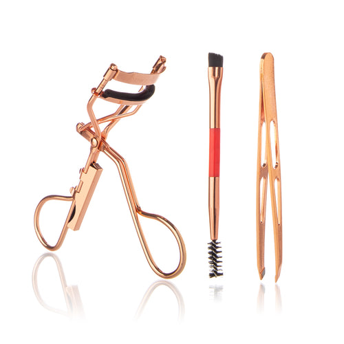 Roségoldenes „Wimpern Lifter“ All-Inclusive-Set