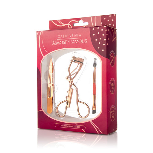 Roségoldenes „Wimpern Lifter“ All-Inclusive-Set
