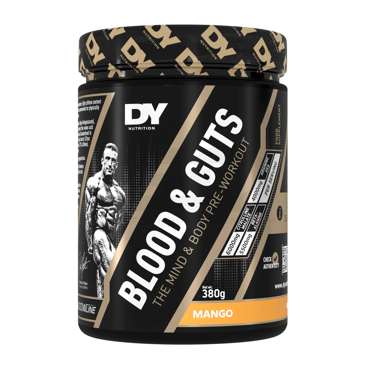 DY DORIAN YATES NUTRITION® BLOOD & GUTS 380g