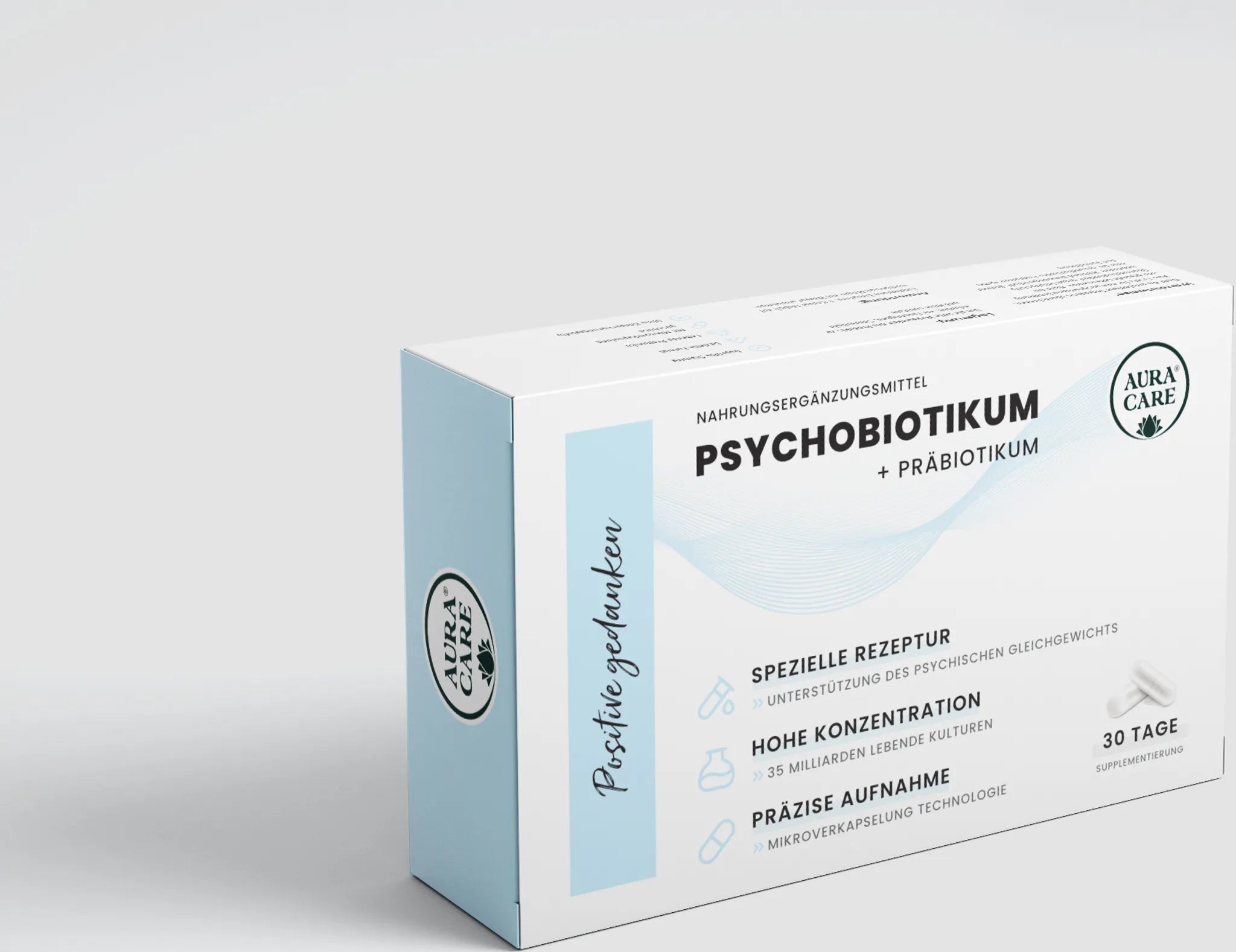 AuraCare® Psychobiotikum + Präbiotikum 30 Kapseln