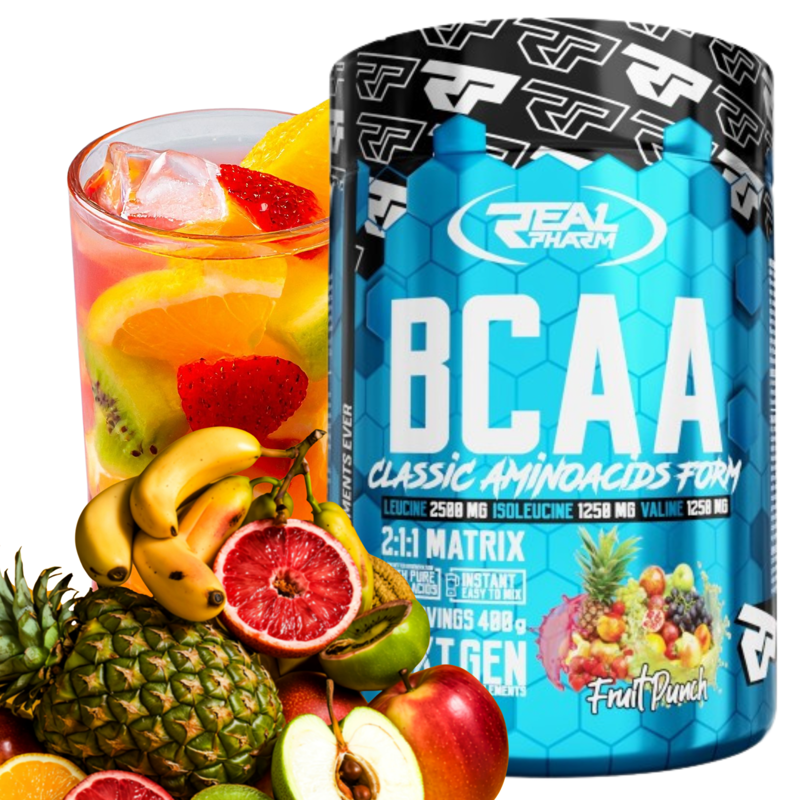 REAL PHARM® BCAA 211 400g