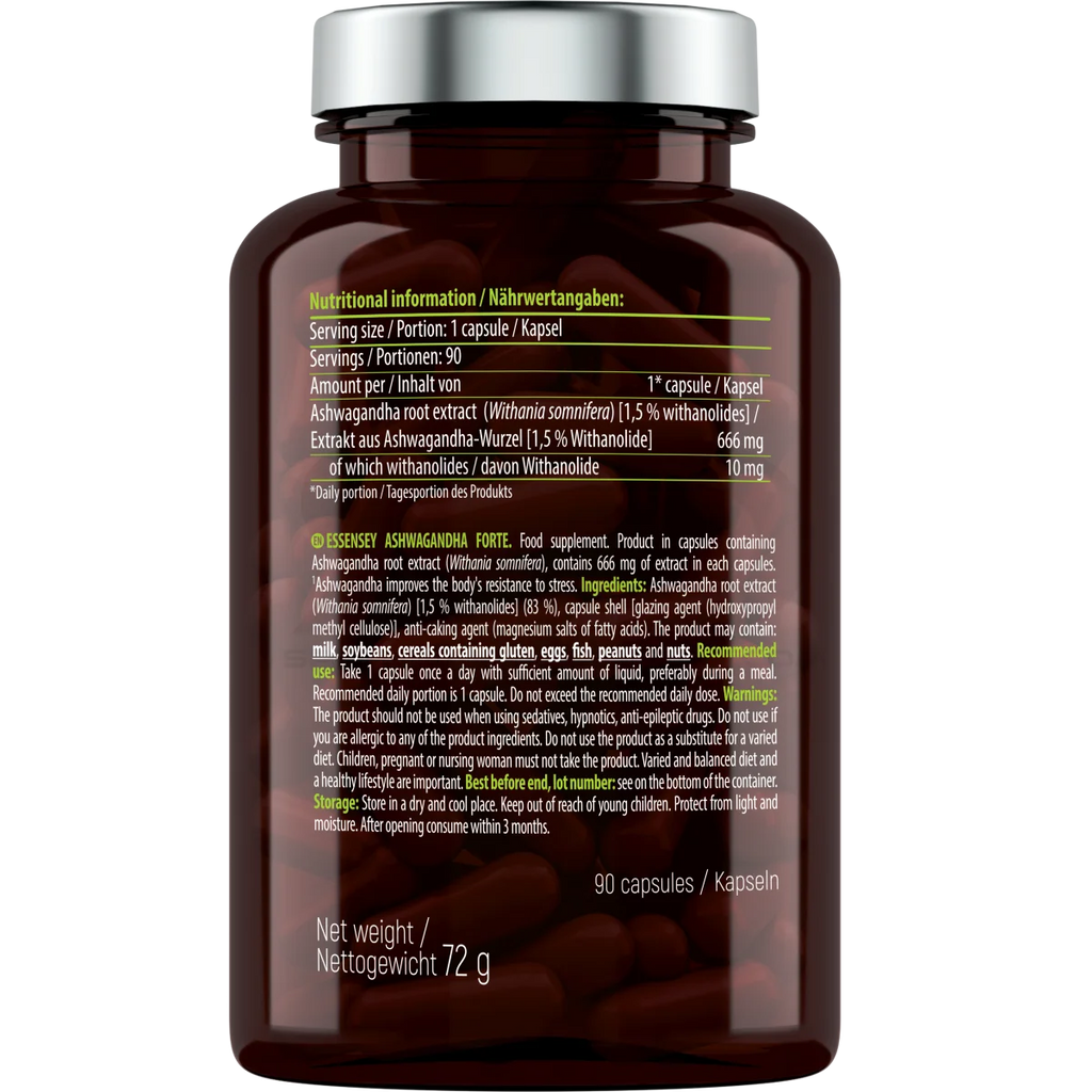 Essensey® ASHWAGANDHA FORTE 90 Kapseln