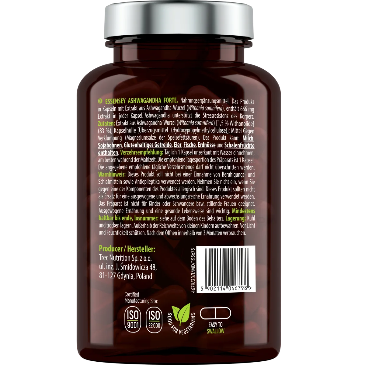 Essensey® ASHWAGANDHA FORTE 90 Kapseln