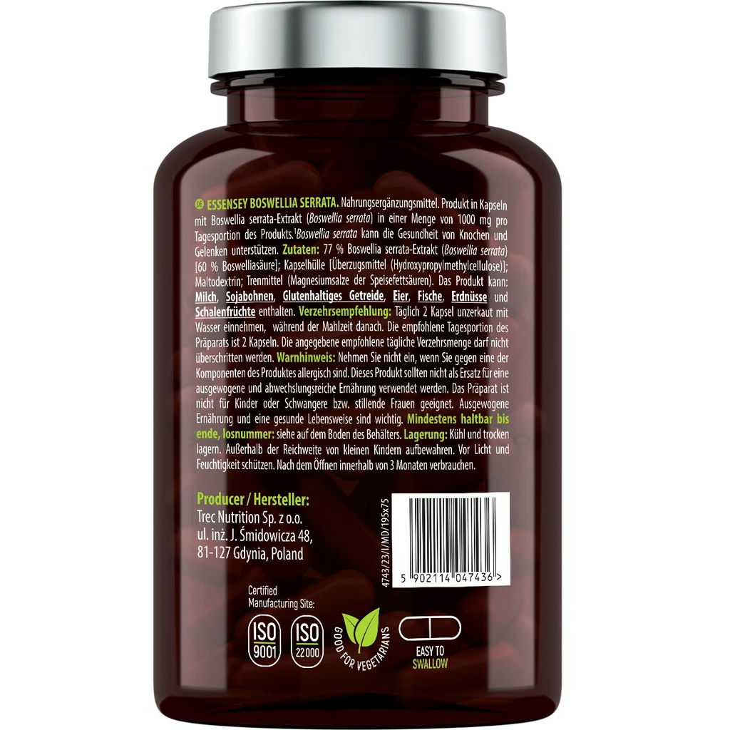Essensey® BOSWELLIA SERRATA (Weihrauch) 1000mg 90 Kapseln