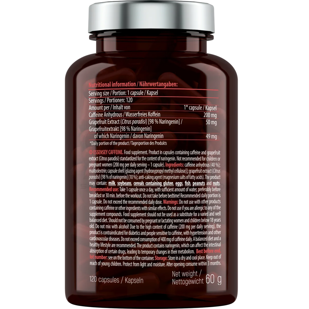 Essensey® KOFFEIN 200mg 120 Kapseln