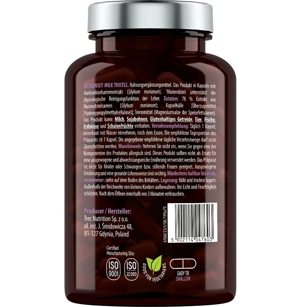 Essensey® MILK THISTLE (Mariendistel) 500mg 90 Kapseln