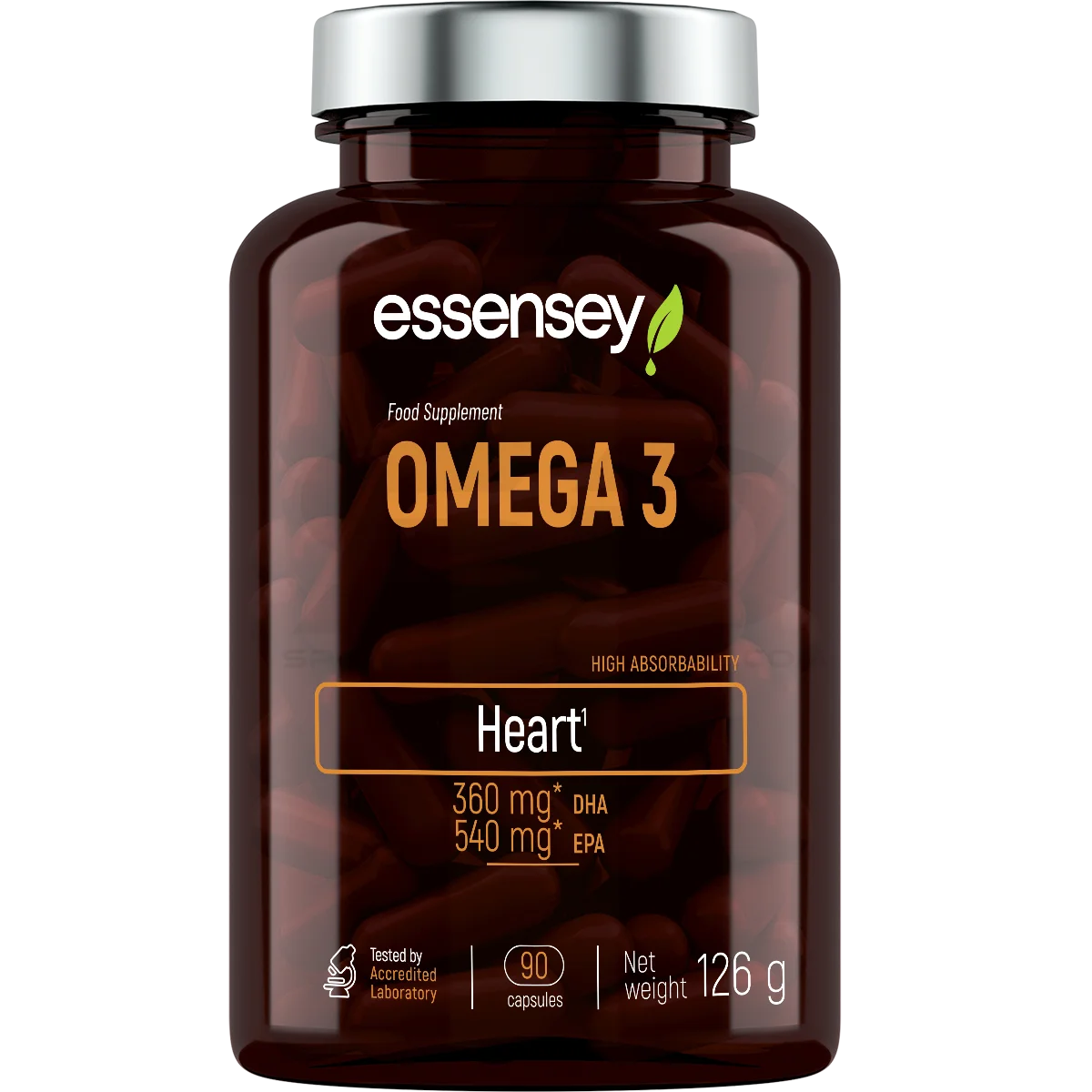 Essensey® OMEGA 3 - STRONG (540 EPA  360 DHA) 90 Kapseln