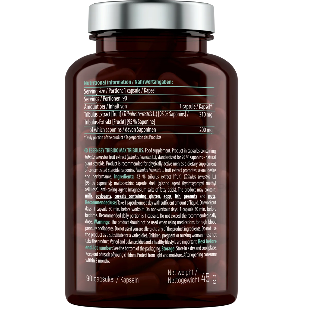 Essensey® TRIBIDO MAX TRIBULUS 210mg 90 Caps
