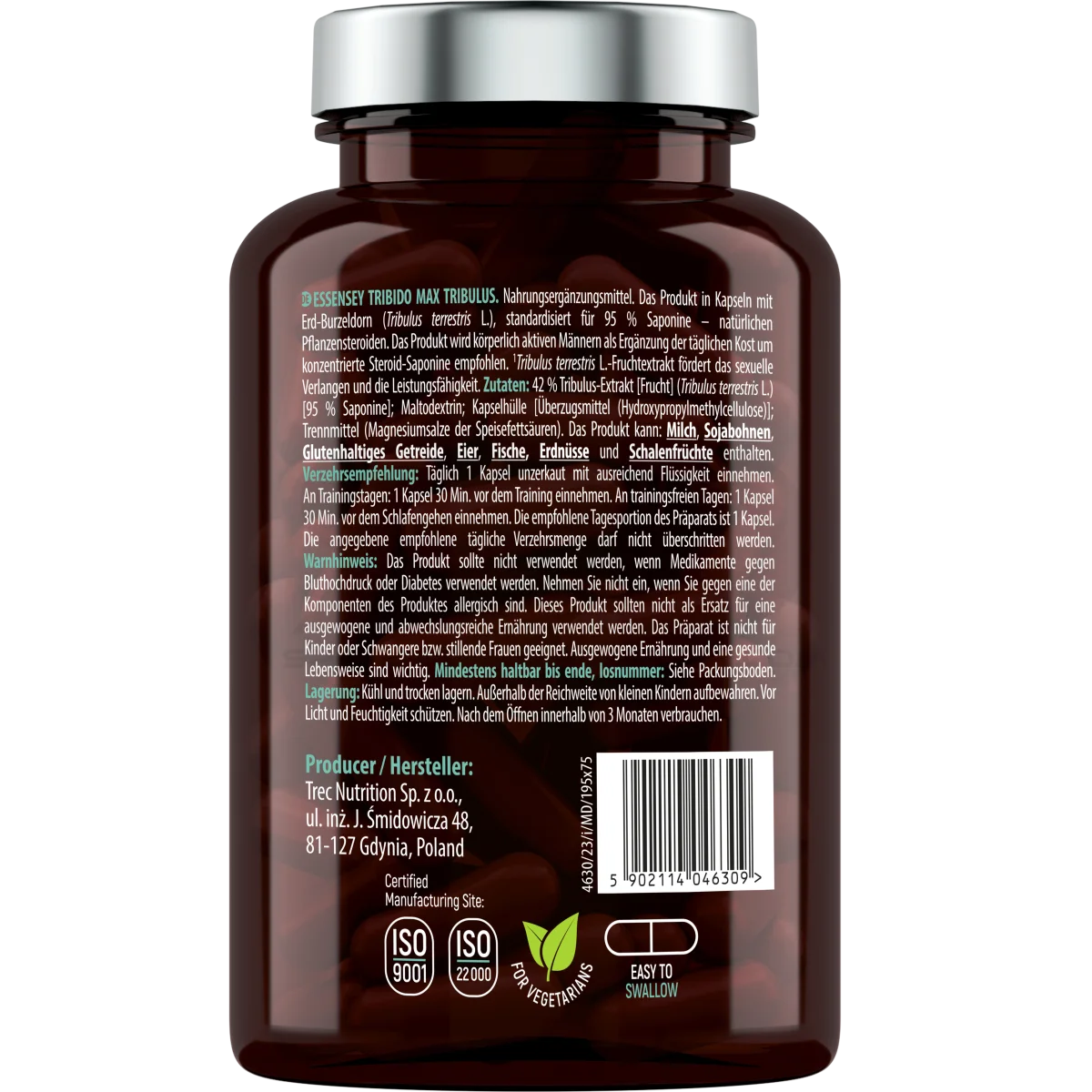 Essensey® TRIBIDO MAX TRIBULUS 210mg 90 Caps